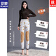 ROMON winter women's velvet thickened pants for outer wear camel hair cotton pants 2026 new high waist large size extra thick thermal pants 100% camel hair filling camel waist and knee pads L 80-100 Jin Jin is equal to 0.5 kg