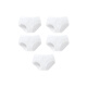 Anael 5 pairs of girls' pure cotton disposable triangle underwear 2026 summer new EO sterilization and no-wash combination 01 (off-white + off-white + off-white + off-white + off-white) 160