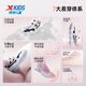 Xtep Teen Girls Light Running 2.0 Big Label Velcro Sneakers Deep Blue/Xtep White/Water Pink 36