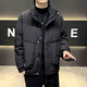 Snow Flying (SNOWFLYING) high-end brand down jacket men's winter new style stand-up collar top clothes versatile casual warm and cold-proof men's jacket black