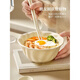 Tuojin Cream Style Ceramic Noodle Bowl Home 2025 New Large Bowl Soup Bowl Eating Noodle Bowl High-Looking Soup Noodle Bowl Instant Noodle Bowl 6-inch Noodle Bowl*1