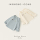 INSBOBO baby bottoming shirt 2026 spring new T-shirt newborn baby girl clothes spring baby boy tops spring and autumn off-white 90