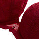 Wacoal Thin Gorgeous Embroidered Gathered Soft Wire Ring Bra for Women WB30A6 Crimson 70C