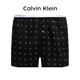 Calvin KleinCK男士棉质时尚舒适平角内裤 2条装 NB1396A  TMY褐/黑 M
