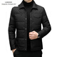 Emporio Armani EA7 Armani 2026 high quality men's winter lapel down jacket thickened warm workwear outdoor sports plaid 90 white duck black XL 180