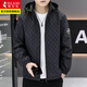 Woodpecker Jacket Men's Autumn and Winter 2025 New Velvet Thickened Trendy Handsome Casual Versatile Jacket Youth Cotton Jacket 8835 Khaki Velvet Thickened XL (Suitable for 130-150 Jin Jin equals 0.5 kg)