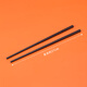 JOBO commercial alloy chopsticks 10 pairs black 27cm high temperature resistant non-slip chopsticks commercial hotel canteen catering