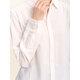 GIRDEAR 26 early spring new basic versatile commuting simple texture long-sleeved shirt top 130126 white (1188861) S (2)