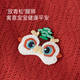 Wooden cotton baby summer thin short-sleeved jumpsuit baby red New Year's greetings clothing one-year-old clothing pure cotton sweatshirt full moon joy 59cm