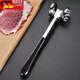 Martillo para carne Tuojin, martillo para carne de doble cara para el hogar, martillo para carne de acero inoxidable, martillo para carne suelta, martillo ablandador de carne, herramienta especial de cocina, martillo para carne de doble cara, acero inoxidable 304 de grado alimenticio