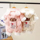 Disney Newborn Baby Autumn and Winter Jumpsuit Baby Outing Clothes Wing Jacket Padded Jacket Winter Plush Suit Apricot 66cm