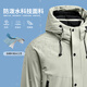 MiiOW Charge Down Jacket Autumn and Winter Outdoor Men's Casual Hooded Thick Warm Down Windproof Jacket Light Gray M Suitable for 90-120 Jin Jin equals 0.5 kg
