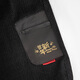 Royal Tongyuan Boys New Year's Casual Velvet Knitted Pants Winter Children's Pants Black 160