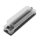 12-way car fuse box single row long fuse holder with positive and negative poles 32v100A car fuse holder 12-way rectangular