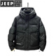 JEEP SPIRIT stand collar down jacket men's winter 2025 new thickened white duck down casual jacket down sweater black 7731 L