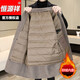 Hengyuanxiang Men's Wool Wool Coat Winter Men's Suit Collar Mid-Length Down Liner Wool Wool Wool Coat Men's Gray M