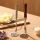 Wing Fantasy 316 Stainless Steel Potato Mash Press God 304 Press Mash Egg Complementary Food Mash Rolling Tool Spoon 304 Steel Mud Press All Steel Thickened Model
