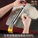 Olodo 316 stainless steel rolling pin, household food-grade dumpling making rolling pin, dumpling wrapper tool, baking rolling pin, antibacterial 316 rolling pin + red rosewood handle, small size, free three luxury gifts
