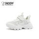 Snoopy (SNOOPY) 50% off children's shoes, boys' non-slip casual shoes, spring and autumn new children's sports shoes, medium and large children's discount, white, size 26, inner length is about 161mm