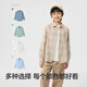 Balabala shopping mall children's clothing children's shirts spring clothes girls boys baby tops long-sleeved shirts white tone 00411 100