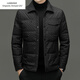 Emporio Armani EA7 Armani 2026 high quality men's winter lapel down jacket thickened warm workwear outdoor sports plaid 90 white duck black XL 180