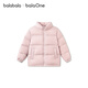 BalaOne balaOne children's clothing children's down jacket boys and girls 2025 new winter three-proof jacket pink 60081-white duck down 90 (down filling 53g)