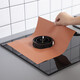 Sungsa Japanese gas stove oil-proof mat kitchen stove protective mat dust-proof and anti-fouling mat high temperature resistance easy to clean stove mat 2 pack (orange + gray)