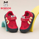 BOBDOG Children's Shoes Children's Baby Shoes 2026 Spring New Red Shoes New Year Shoes Functional Boys Toddler Shoes Red 24 Suitable for Feet Length 14.0CM
