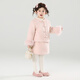 郝叔童品现货【夹棉套装】冬季新款2025时尚洋气女童网红套装 粉色 100 52