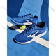 Mizuno (MIZUNO) new tennis shoes for men and women, breathable and wear-resistant training sports shoes, badminton shoes EXCEED STAR JR starry sky dark blue slightly tight calculation 38.5