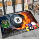 Fantasy billiard hall entrance floor mat billiard decoration layout carpet billiard room entrance welcome stain-resistant easy-care foot mat Pattern 5. 200 cm X 300 cm