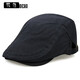 San Rodeo Progressive Cap Newsboy Cap Peaked Hat Men and Women Same Style Korean Fashion Progressive Hat New Newsboy Cap Simple Light 2085 Style, Light Board Peaked Cap, Black One Size Adjustable (55-59CMb