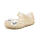SATCHI jelly shoes sweet hollow waterproof low-top children's sandals for small and medium-sized children gold 23