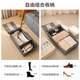 Yusenyi space storage box, home shoe-saving folding shoe cabinet under the bed, college dormitory artifact dust-proof sneaker storage box (beige 3 pieces) 5 partitions can be freely adjusted and stacked. Approximately 1215 pairs of sports shoes 60x33x14cm 60 pcs 60x33x14cm