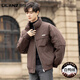 LILANZ official 2025 new men's high-end stand-up collar thickened down jacket winter trendy brand coat white duck down winter coat YR2558 black - flagship model L (120-135Jin Jin equals 0.5kg)