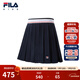 FILA children's clothing short skirt 2026 spring new women's and older children's outdoor sports woolen pleated skirt RD royal blue-NV 165