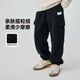 Lee children's sweatpants 2025 autumn and winter loose legged trousers for boys and girls black 130
