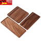 Tuojin walnut rectangular tray dry tea tray cake bread breakfast snack tray hotel supplies restaurant tea tray walnut square tray