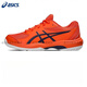 ASICS New Tennis Shoes Men's and Women's Youth Children's Indoor Sports Training Shoes Fencing Shoes 1044A077-104 White Blue Orange 32.5