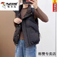 Woodpecker (TUCANO) Down Cotton Vest Women's 2025 Autumn and Winter New Outerwear Korean Style Super Thick Vest Versatile Slim Short Vest Jacket Black M Recommended 80-110Jin Jin is equal to 0.5 kg