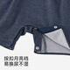 YEEHOO shopping mall same style newborn clothes for boys, handsome little prince imitation denim harem crawling clothes, dark sapphire blue 66cm