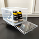 Yusenyi jrs same style transparent large size sneakers magnetic suction door shoe box hard acrylic storage box vertical opening anti-oxidation tide box 6 transparent magnetic suction vertical styles inner height about 19.8cm 36x28x22cm 36 pcs 36x28x22cm