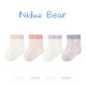Nido Bear baby socks spring and summer thin cotton socks breathable mesh socks loose boneless socks baby girls S4004 normal tube 4 pairs 6-12 months (suitable for feet length 9-11cm)
