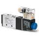Chint solenoid valve 4v210-08 pneumatic 12v air valve controller switch 24v electronic valve 220v two-position five-way 4V210-08_AC36