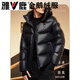 Yalu Black Gold Five-Check Goose Down Jacket Men's Winter Short Jacket Large Size High-end Fashion Brand Jacket S (80-100Jin Jin is equal to 0.5kg)