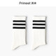 Pami (pami) white socks sports spring and summer women's running Japanese college style black striped men's spring and summer mid-calf socks long socks cotton three meters white one-size-fits-all couple size (suitable for sizes 36-43)