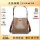 COACH【年终奢礼】/蔻驰 女士印花时尚单肩斜挎包经典百搭手提送女生礼 卡其色配棕红色C3890B4NQ4