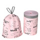 Shantou Lincun Garbage Bag Drawstring Printed Drawstring Household Thickened Affordable Kitchen Large Extra Thick Plastic Bag Thickened 1 Roll 10 Pieces No Specifications