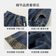 INSBOBO Girls' Pants Children's Jeans 2026 Spring New Style Girls' Style Pants Baby Casual Pants Denim Blue 90
