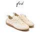 FED tassel casual shoes spring new women's shoes plain performance wild moral training shoes comfortable Forrest Gump shoes women's ZCB055 beige 35